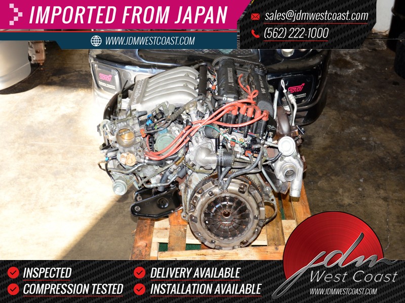 JDM MITSUBISHI 3000GT 6G72-TT 3.0L 91-93 V6 TWIN-TURBO VR4 ENGINE DODGE ...